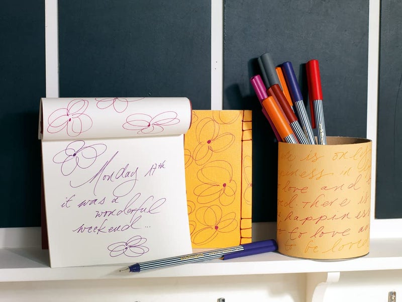 Edding إيدينغ 55 - قلم فني - وردي - 1 قلم - 0.3 مم رأس - قلم ملون للكتابة والرسم والتسطير والتوضيح - للأطفال والبالغين، في المدرسة وفي المنزل أو المكتب - Image 2